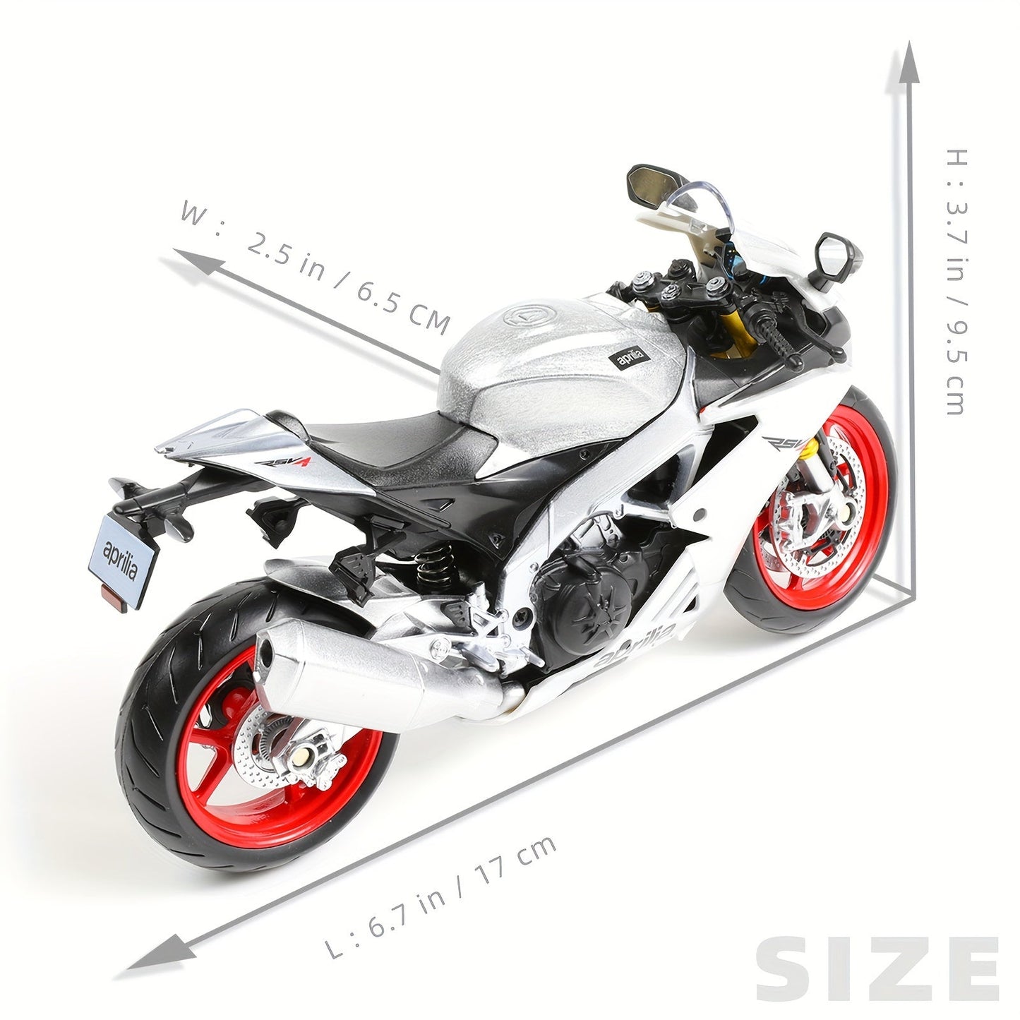 Die Cast Motorcycle Model | Realistic, Metal Toy