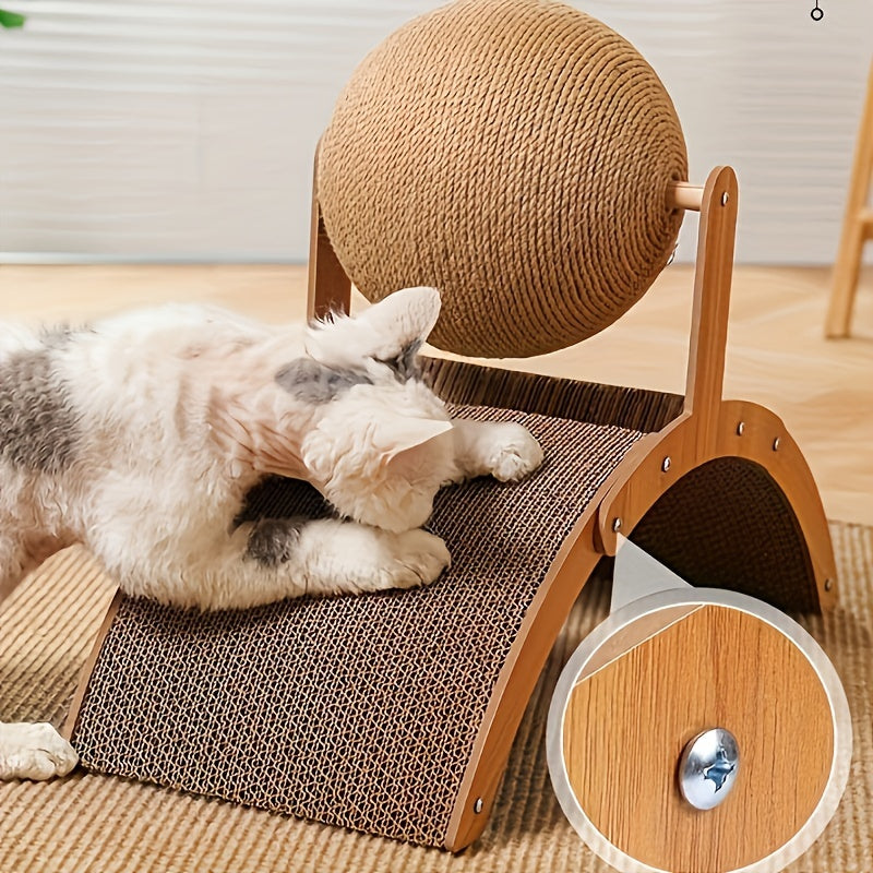 Cat Scratching Ball