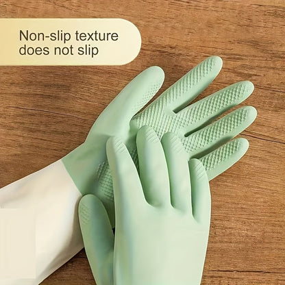 3 Pairs Waterproof Latex Kitchen Gloves