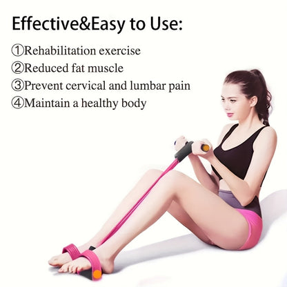 6-Tube PVC Fitness Pedal Rope