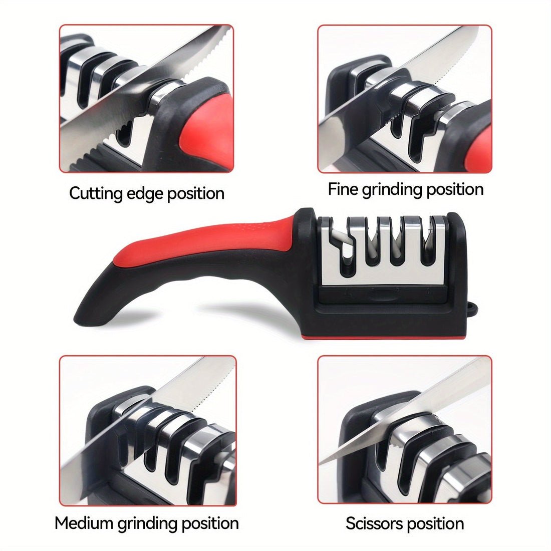 4-Stage Professional Knife Sharpener