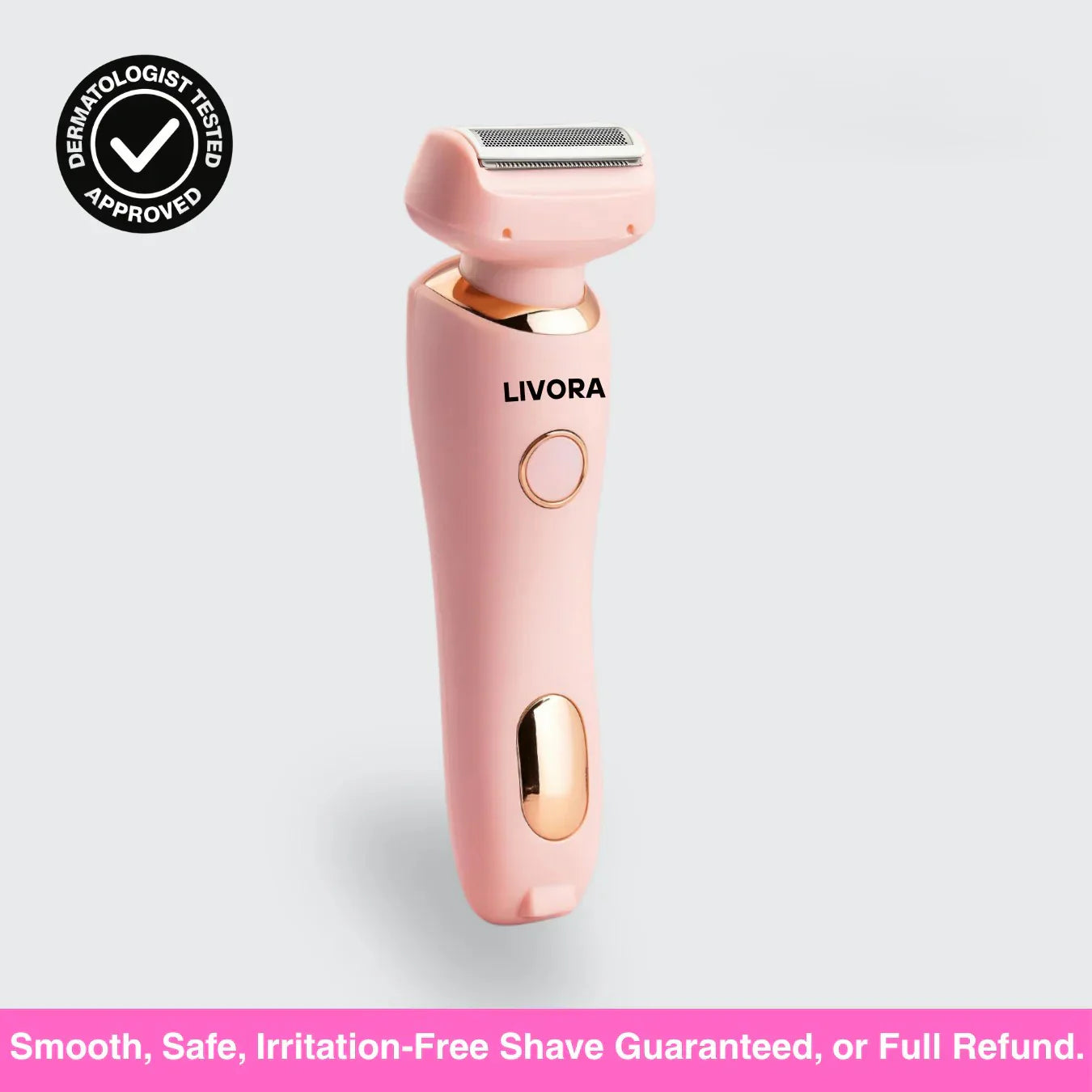 Livora™ SmoothGlide Electric Shaver – Waterproof Hair Removal Electric Razor
