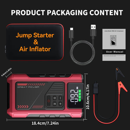 3500A Portable Wireless Car Air Compressor