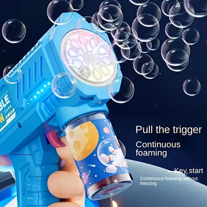 LED Bubble Gun with Colorful Lights