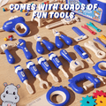 Hippo All - in - one Tool Hub DIY Montessori Tool Box Set - DIYative™